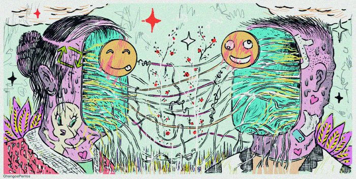 Ilustración de Changos Perros