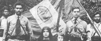 Foto de los oficiales del regimiento "Castañon", 1926. Imagen de dominio público.
