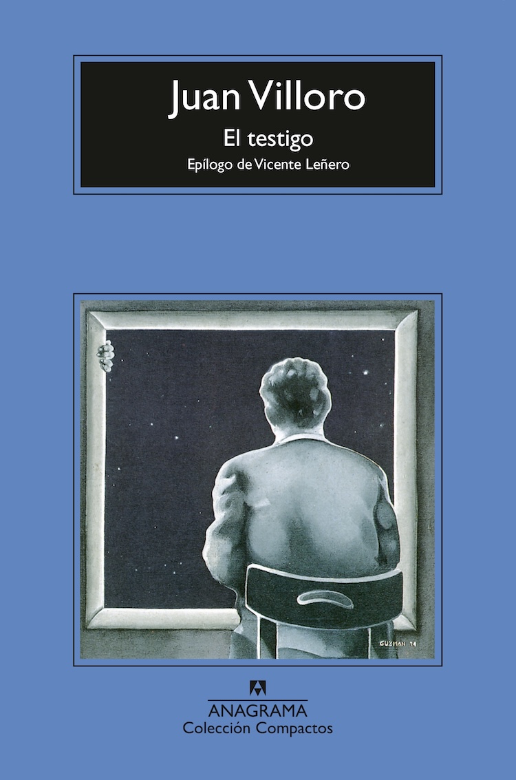 Portada de "El testigo", Juan Villoro. Anagrama, 2024.